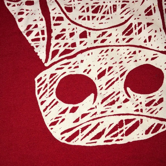 NBA Chicago Bulls Red White Cut Off T Shirt L - Picture 4 of 8